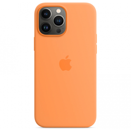 Husa spate Apple MMJ12FE/A Silicone Case cu MagSafe pentru iPhone 13,Marigold,Blister