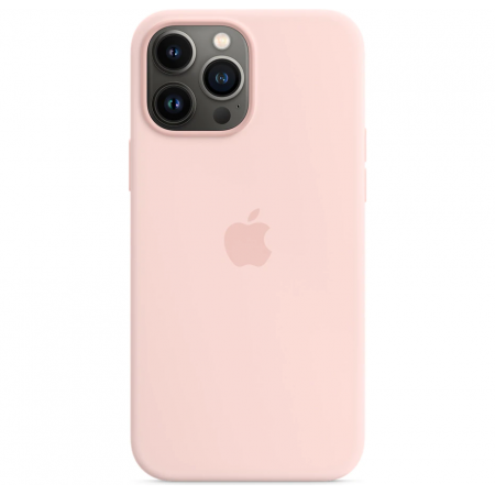 Husa spate Apple MMJ52FE/A Silicone Case cu MagSafe pentru iPhone 13,Chalk Pink,Blister