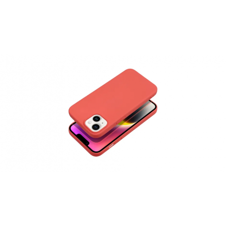 Husa Compatibila cu Apple iPhone 14 silicon microfibra Peach